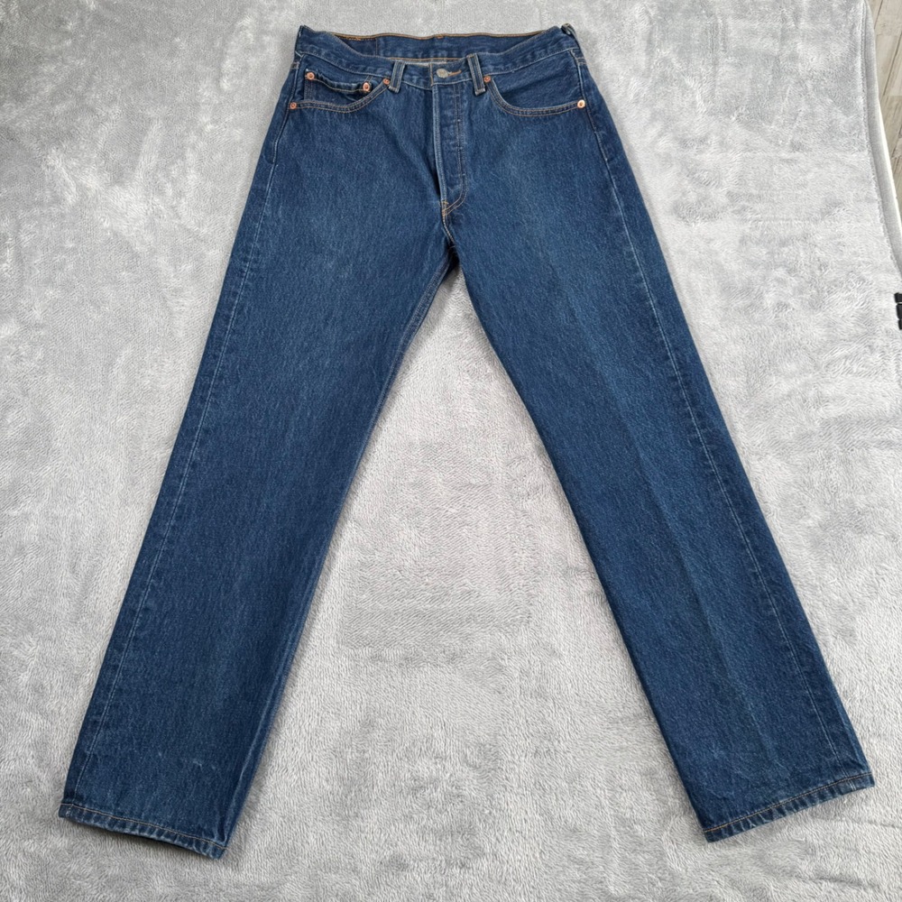 VTG Levi's Jeans Mens 32x33 Fit 30x30 501XX Straight Leg Button Fly Denim Y2K